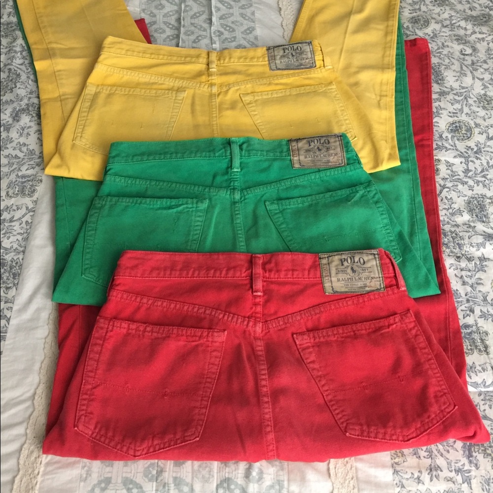 🛑SOLD 🛑Ralph Lauren 💛♦️💚 - Picture 3 of 8